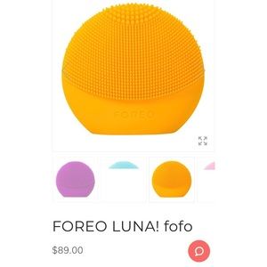 NEW Yellow Foreo LUNA Fofo Skin NWT NIB Clarisonic